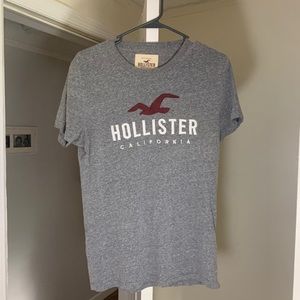 Grey Hollister t shirt size S